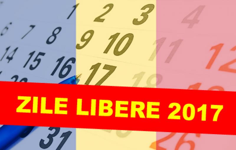 În acest an românii au mai multe zile nelucrătoare! Vezi calendarul zilelor libere pentru anul 2017!