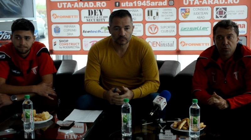 Conferinţa de presă UTA Arad, înainte de meciul decisiv cu C.S. Afumaţi