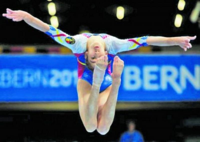 Arădeanca Olivia Cîmpian, eleganţă şi graţie la Europenele de gimnastică de la Cluj