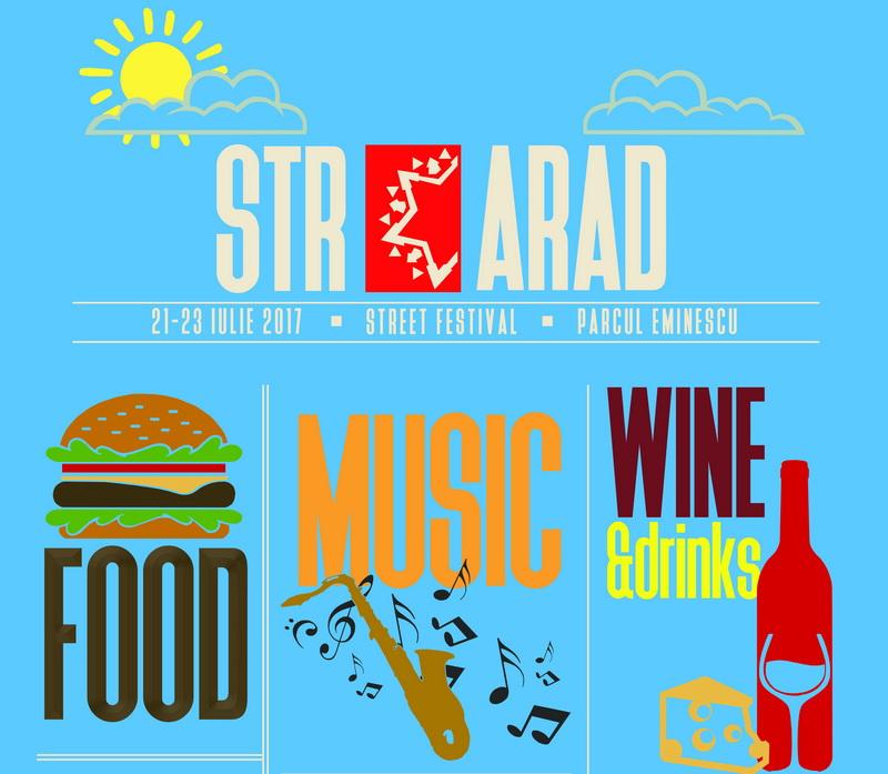 StrArad Street Festival, ediția a doua 21-23 iulie 2017, Parcul Mihai Eminescu
