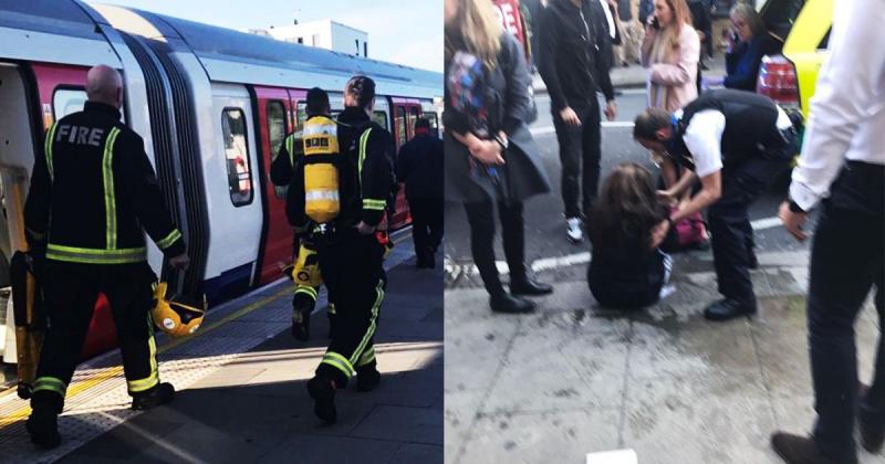 Panică într-o staţie de metrou din Londra! O găleată cu substanţe inflamabile a explodat rănind mai multe persoane!