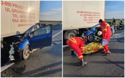 Accident mortal pe autostrada A1 la câțiva kilometri de Nădlac pe sensul de ie ...
