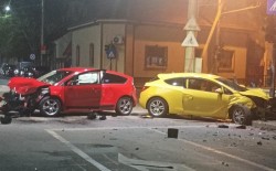 Accident grav luni noaptea la intersecția străzilor Șaguna cu Kogălniceanu, i ...