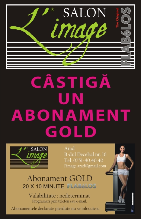 Castiga un abonament GOLD la Salon L'image