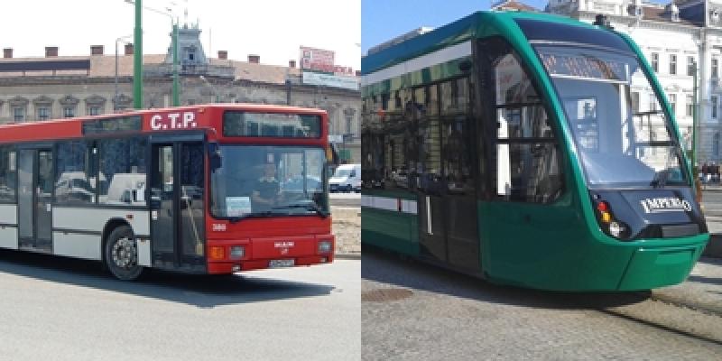 Compania de Transport Public Arad modifică  programul de circulație în perioada 23 - 24 ianuarie 2017