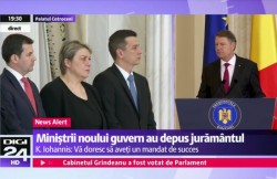 Noul Guvern a depus jurământul. Mesajul lui Iohannis: ”Domnule Dragnea....Vă rog eu frumos, învăţaţi-i şi pe ei”!