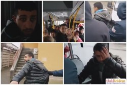 Timişorenii iau atitudine faţă de hoţii de buzunare din autobuze! Romm din Vinga dus la secţia de Poliţie de călătorii revoltaţi! (FOTO/VIDEO)