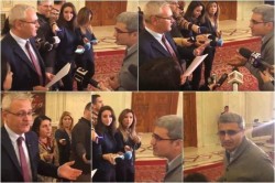 Dragnea și Turcescu, scandal monstru în holul parlamentului! (VIDEO)