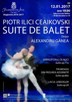 O seară specială, dedicată suitelor de balet la Filarmonica din Arad