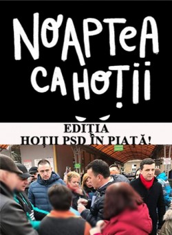 PNL Arad: Transformare marca PSD: “Noaptea ca hoții „ a devenit „Hoții în piață!”