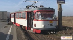 Tramvai deraiat între Arad şi Vladimirescu