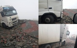 Expresia “intraţi în sensul giratoriu” a fost pusă în practică de un sofer de TIR