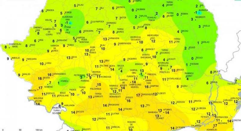 Cum va fi vremea la sfârşit de săptămână !