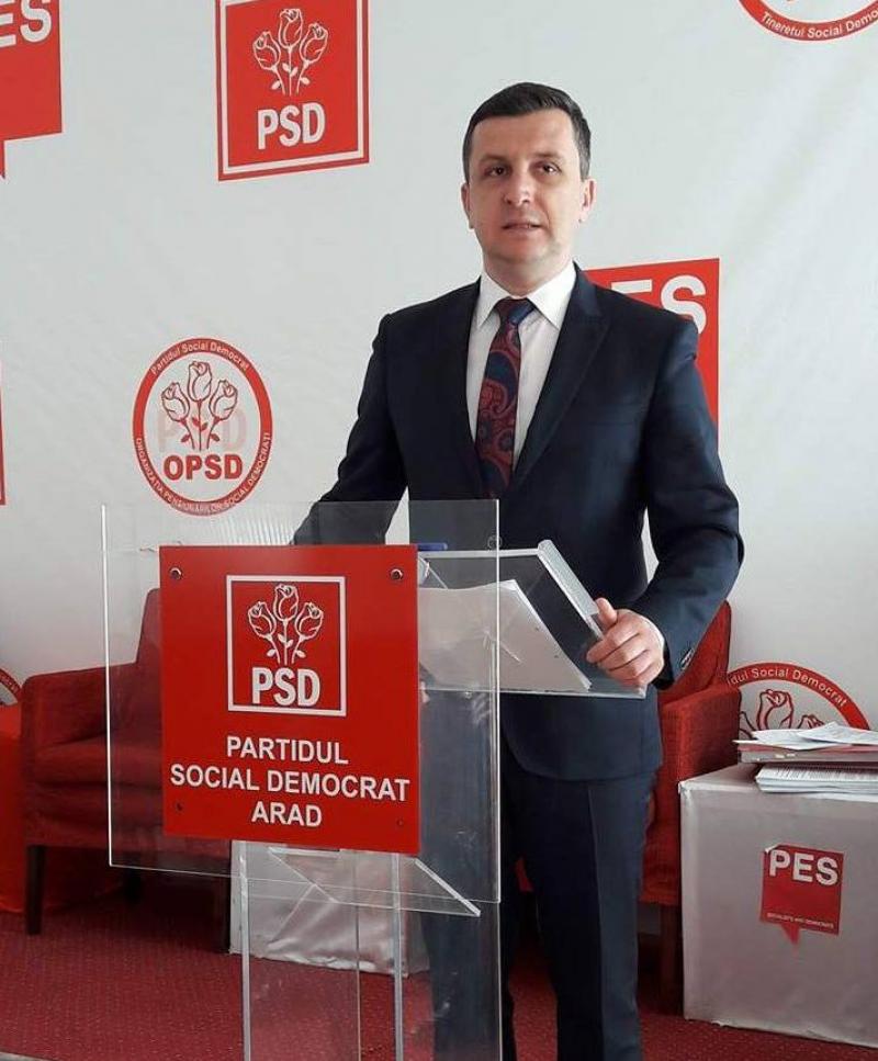 Beniamin Vărcuş (PSD) : Gheorghe Falcă va rămâne într-adevăr în istorie, dar ca ultim baron PDL aflat în jilţ