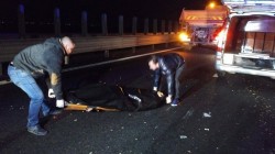 Accident tragic pe Autostrada A1 la ieşirea din Arad! doi răniţi şi un mort!