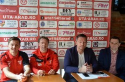 Conferinta de presa UTA Arad, înaintea meciului cu F.C. Braşov. UTA are încă un sponsor! Ford Auto Technic e alături de UTA!