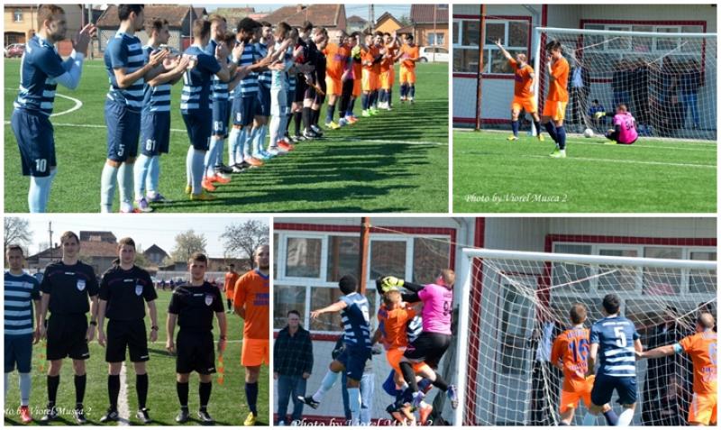 Liga 4-a judeţ: Șoimii Lipova – Frontiera Curtici 2-1. Victorie dramatică, contestată, cursa de urmărire continuă (Galerie FOTO)