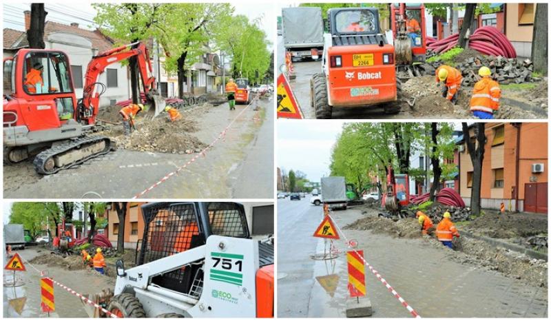 Se introduc în sfârşit şi în Arad cablurile în subteran! 