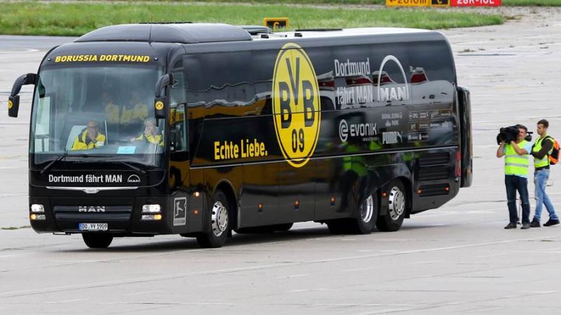 Explozie în autocarul Borussiei Dortmund, cu 45 minute înaintea meciului cu Monaco!