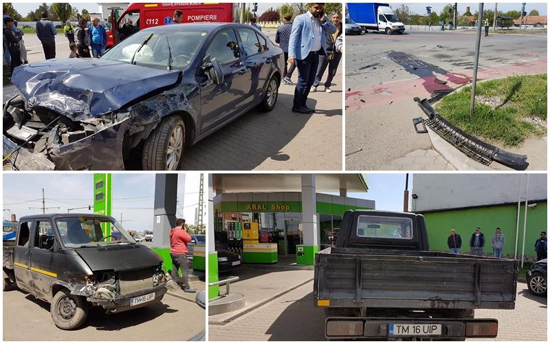 Accident la indigo pe strada Pădurii (Galerie FOTO) !