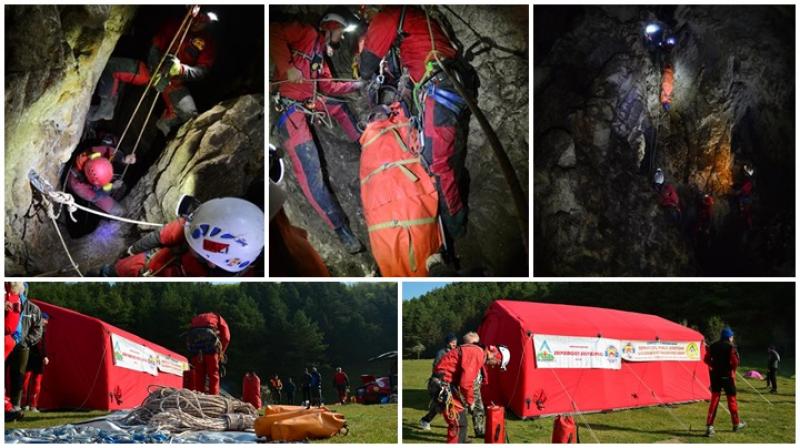 Acţiune complexă de salvare din Peştera Câmpeneasca, localitatea Izbuc  judeţul Bihor