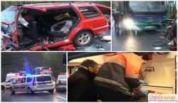 UPDATE Accident pe DN7, Valea Mureşului din nou scena unui accident grav cu victime! (Galerie FOTO şi declaraţii)