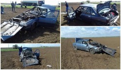 Accident spectaculos pe drumul spre Zădăreni