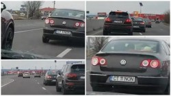 VIDEO- Pericol public pe Autostrada Soarelui ! Şoferii aflați în trafic, la un pas de tragedie !