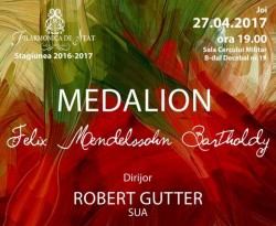 Medalionul Felix Mendelssohn Bartholdy la Filarmonica Arad