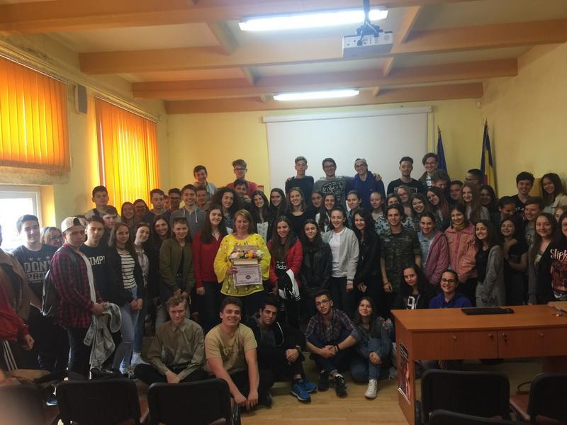 Întâlniri cu personalități arădene la Colegiului Național „Vasile Goldiș”