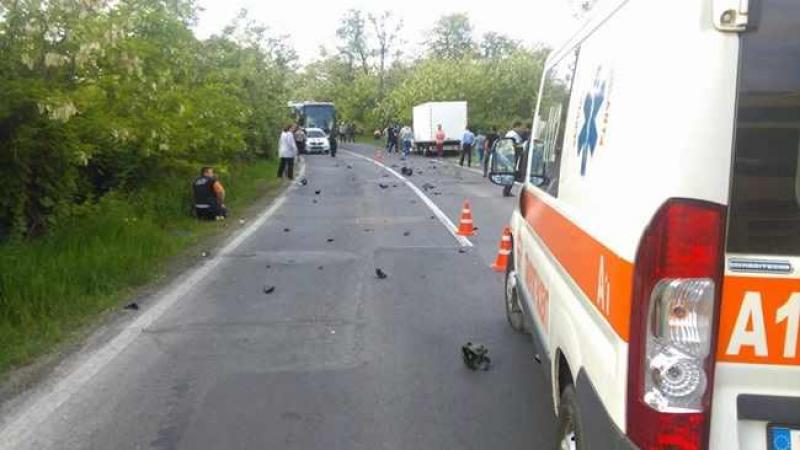 Motociclist mort într-un accident petrecut duminică după-masa !