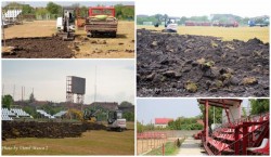 Au intrat excavatoarele pe stadionul Motorul.  „Bătrâna Doamnă” se întoarce în municipiu