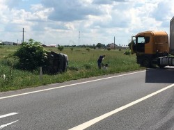 Accident GRAV pe DN. 79, aproape de intrarea în Arad