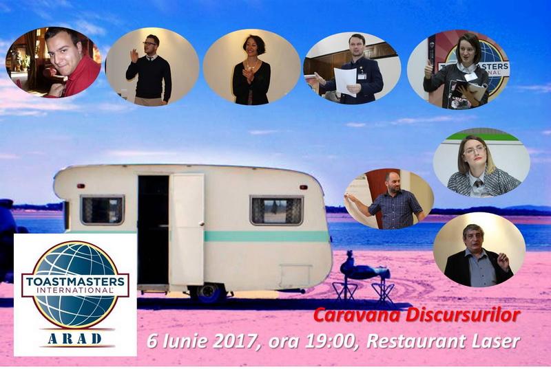 Caravana discursurilor la clubul Toastmasters din Arad