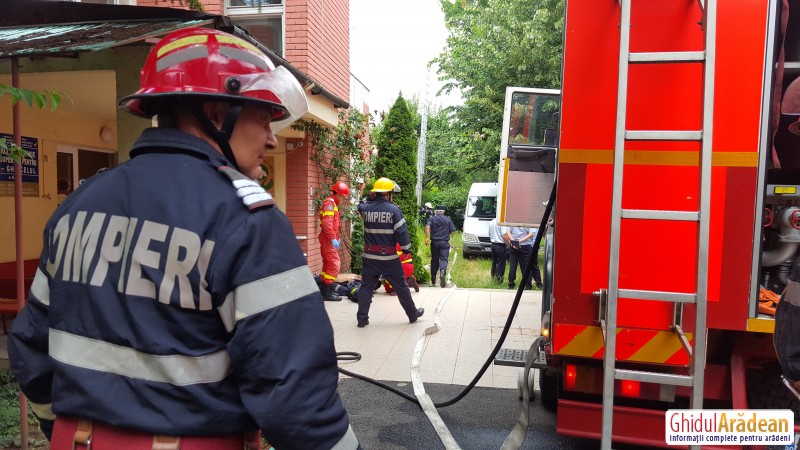 (Video/FOTO) Pompierii au fost astăzi în mare alertă ! În Arad au răsunat sirenele !