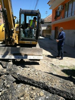 Sergiu Bîlcea a verificat lucrările străzilor din Arad