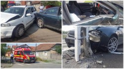 GALERIE FOTO ! Accident grav de circulație în Bujac, în această după-masă !