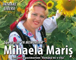 Spectacol extraordinar In Memoriam Mihaela Mariş la Teatru Clasic Ioan Slavici
