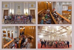 Elevii distinşi la Cupa Ienopolis au fost oaspeţii parlamentarilor PSD de Arad, la Palatul Parlamentului