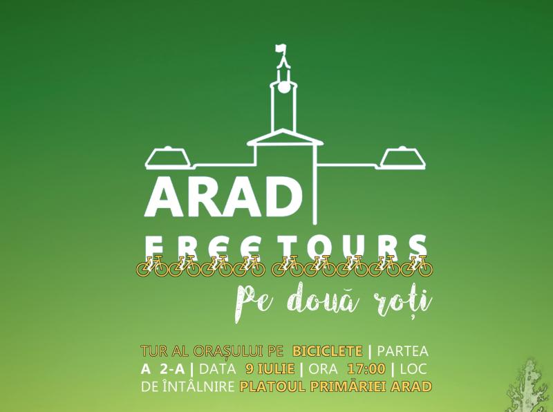 Arad Free Tours pe două roţi, Tur gratuit al Aradului pe biciclete