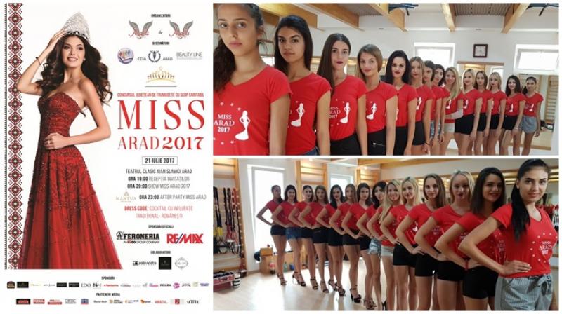 MISS ARAD 2017 – sub sloganul „Frumusețea înseamnă tradiție”