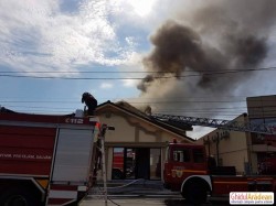 Update: cauza incediunlui|Incendiu pe strada Cocorilor! O casă funerară a luat foc|Galerie FOTO-VIDEO