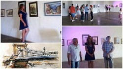 Vernisajul arădencei Anetei Beatrice Filip la Castelul Huniazilor