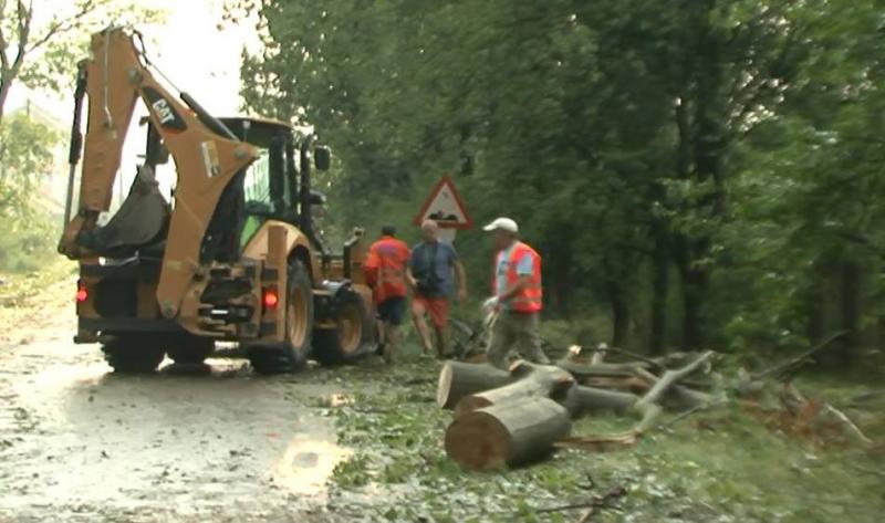 Galerie FOTO- Furtunile violente au făcut prăpăd în judeţul Arad