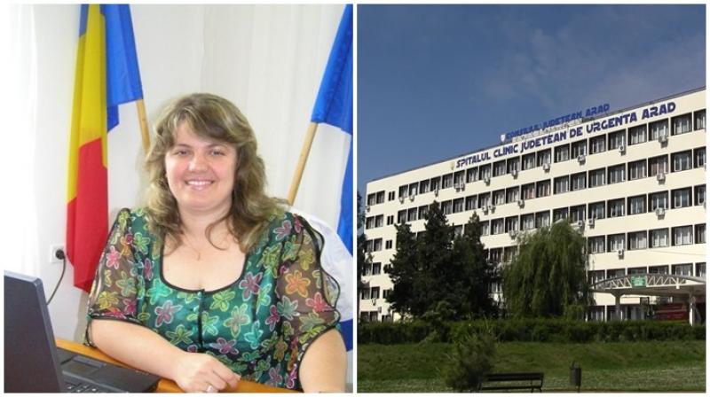 Carmen Lucuța este noul manager al Spitalului Județean Arad 