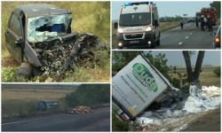 Accident mortal între Zerind şi Chișineu-Criș. O femeie şi-a pierdut viaţa [Galerie FOTO]