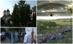 Credincioșii în număr foarte mare la Mănăstirea Hodoș Bodrog, de Sfânta Maria 