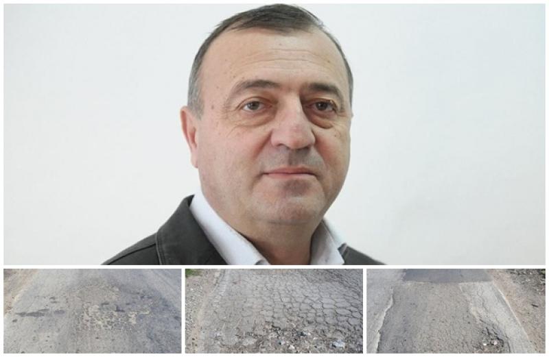 Cristian Ispravnic (PSD): CJA a făcut lucrări de mântuială la drumul Felnac-Satu Mare