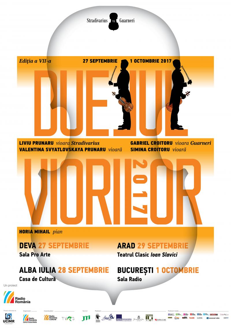 Viorile Stradivarius și Guarneri vor răsuna la Arad într-un spectacol de excepţie!
