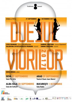Concertul itinerant „Duelul viorilor“ va ajunge și la Arad 